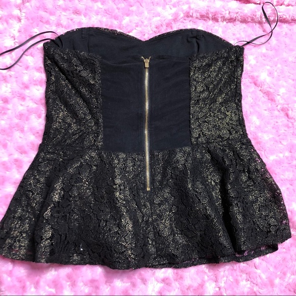 Express NWT peplum convertible tank top tube top s - Picture 7 of 8